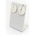 Dewitt Jewelry Vintage USA Designer Amanda Dewitt Sterling Silver Modernist Earrings Circa 1980s
