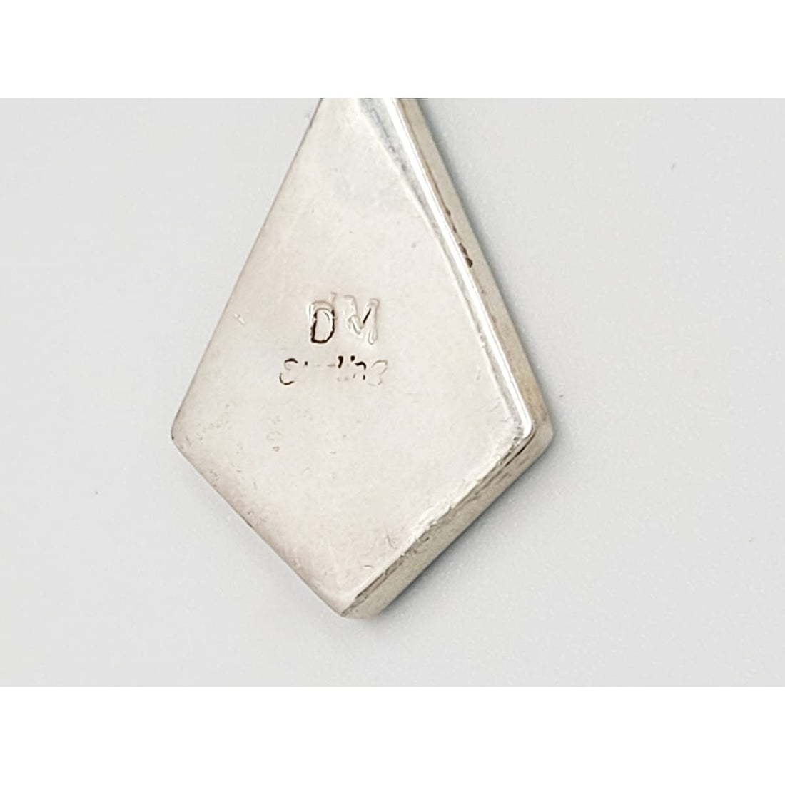 DM Begay Jewelry Navajo Artist DM Begay Sterling Silver Turquoise Modernist Necklace Circa 1990s