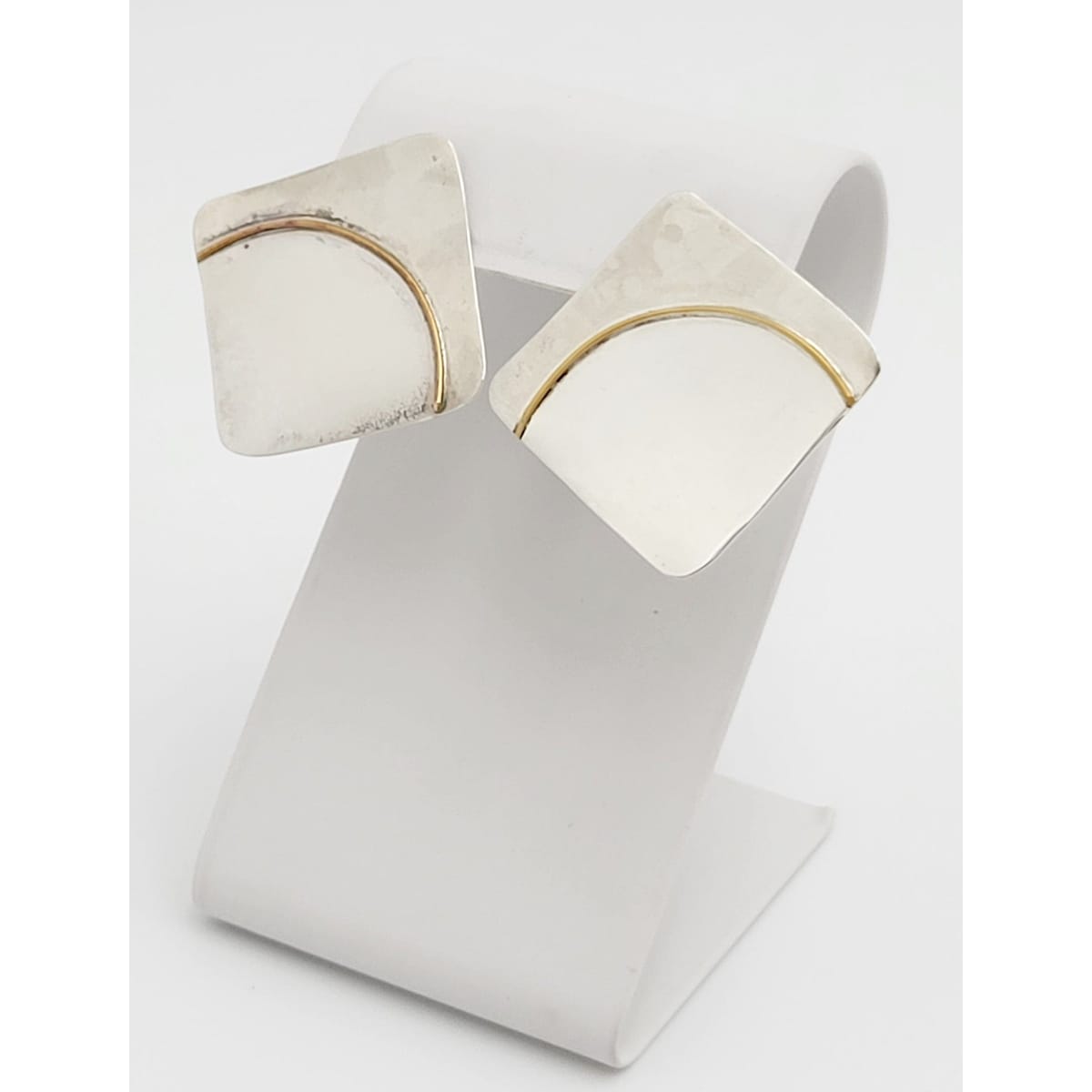 Donna McAfee Jewelry Artisan Donna McAfee Sterling Silver Abstract Modernist 