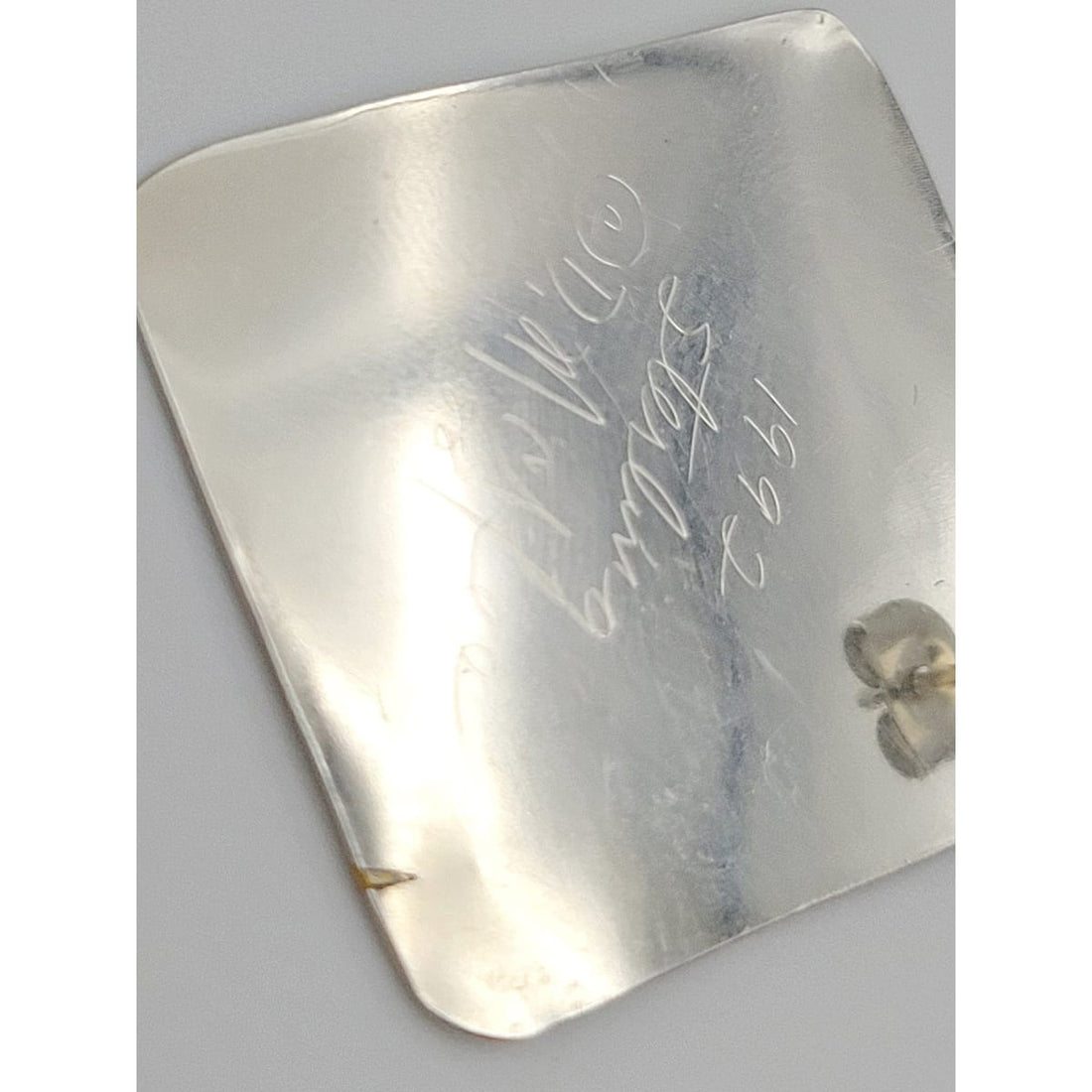 Donna McAfee Jewelry Artisan Donna McAfee Sterling Silver Abstract Modernist 