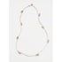 Ed Levin Jewelry Designer Ed Levin Modernist Sterling 14K Gold Slide Necklace Rare 1960/70s