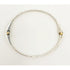 Ed Levin Jewelry Superb Ed Levin Sterling 14K Gold Modernist Latching Bangle Bracelet 1960/70s