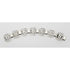 Eiler Marloe Jewelry Danish Eiler & Marloe Art Deco Leaping Deer Gazelle Sterling Panel Link Bracelet 1940s