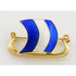 Einar Modahl Jewelry Norwegian Einar Modahl Sterling Enamel Large Viking Longboat Brooch 1930/40s