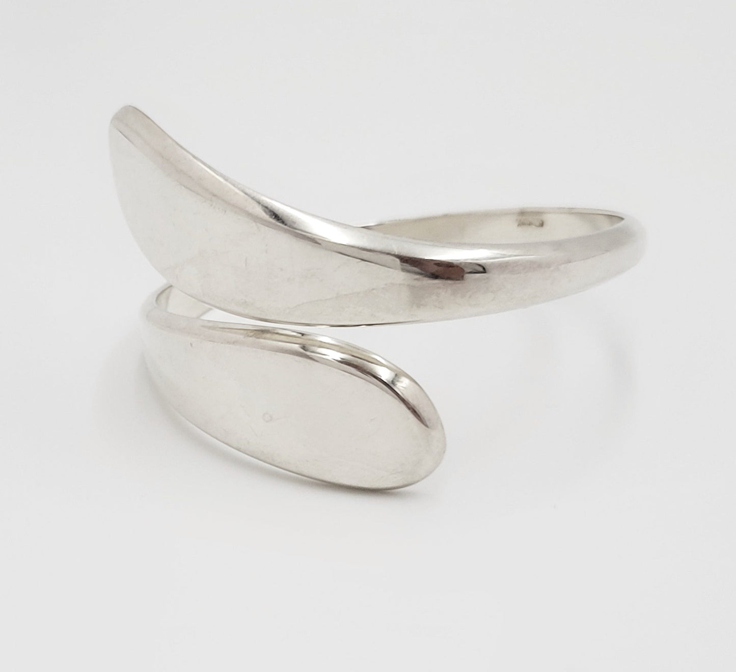 Einar Sorensen Jewelry Rare Danish Designer Einar Sorensen HEFTY Sterling Modernist Bangle Circa 1960s