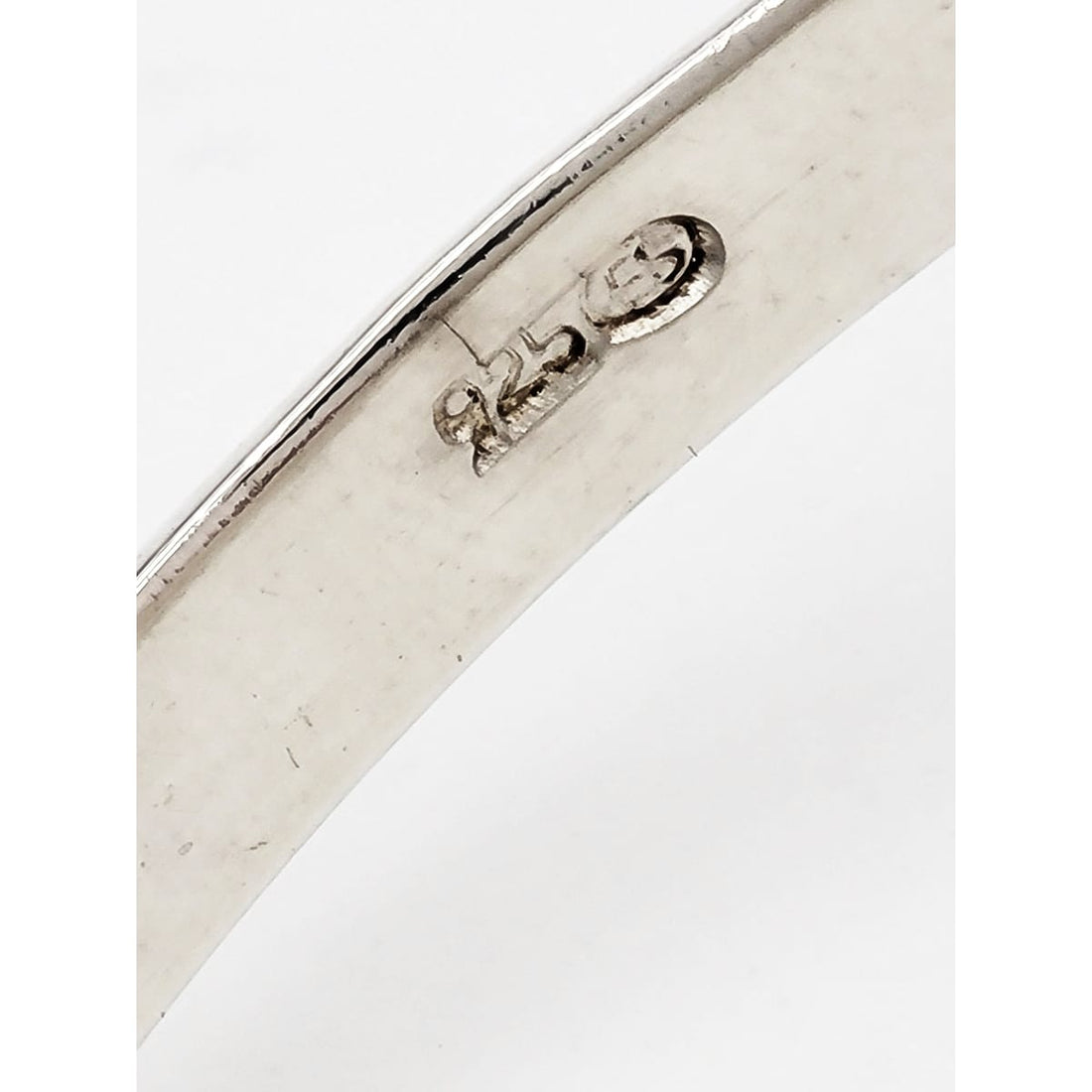 Einar Sorensen Jewelry Rare Danish Designer Einar Sorensen HEFTY Sterling Modernist Bangle Circa 1960s