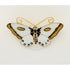Finn Jensen Jewelry Norway Designer Finn Jensen Sterling & Enamel Large Butterfly Brooch Pin 1950s