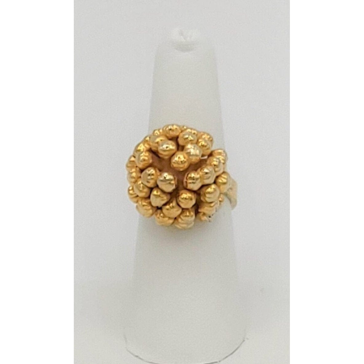 Flora Danica Jewelry Vintage Sterling Flora Danica Denmark Atomic Starburst Cluster Cocktail Ring