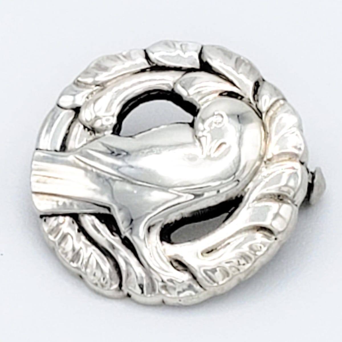 Georg Jensen Jewelry Danish Designer Georg Jensen Sterling Art Deco Bird Brooch 