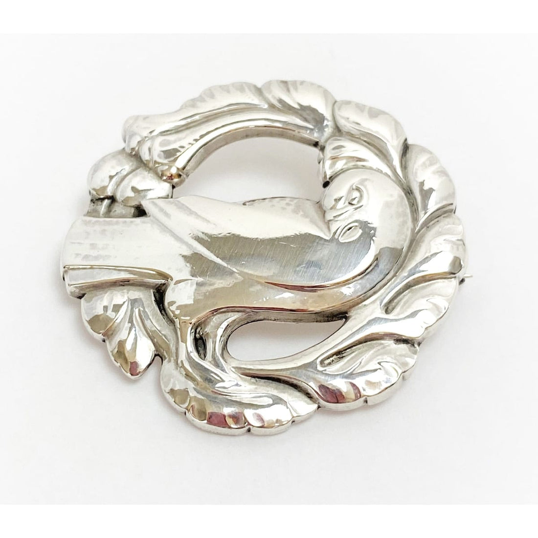 Georg Jensen Jewelry Designer Georg Jensen Denmark Large Sterling Dove Bird 