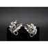 Georg Jensen Jewelry RARE LaPaglia Georg Jensen Sterling Acorns Screw Back Earrings 1940s