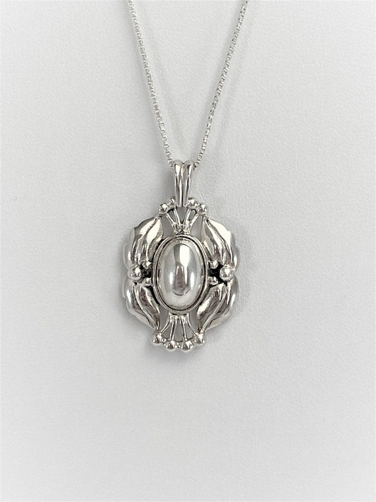 Georg Jensen Jewelry Vintage 925SS GEORG JENSEN Heritage Millennium 2000 Necklace Rare & Fab!