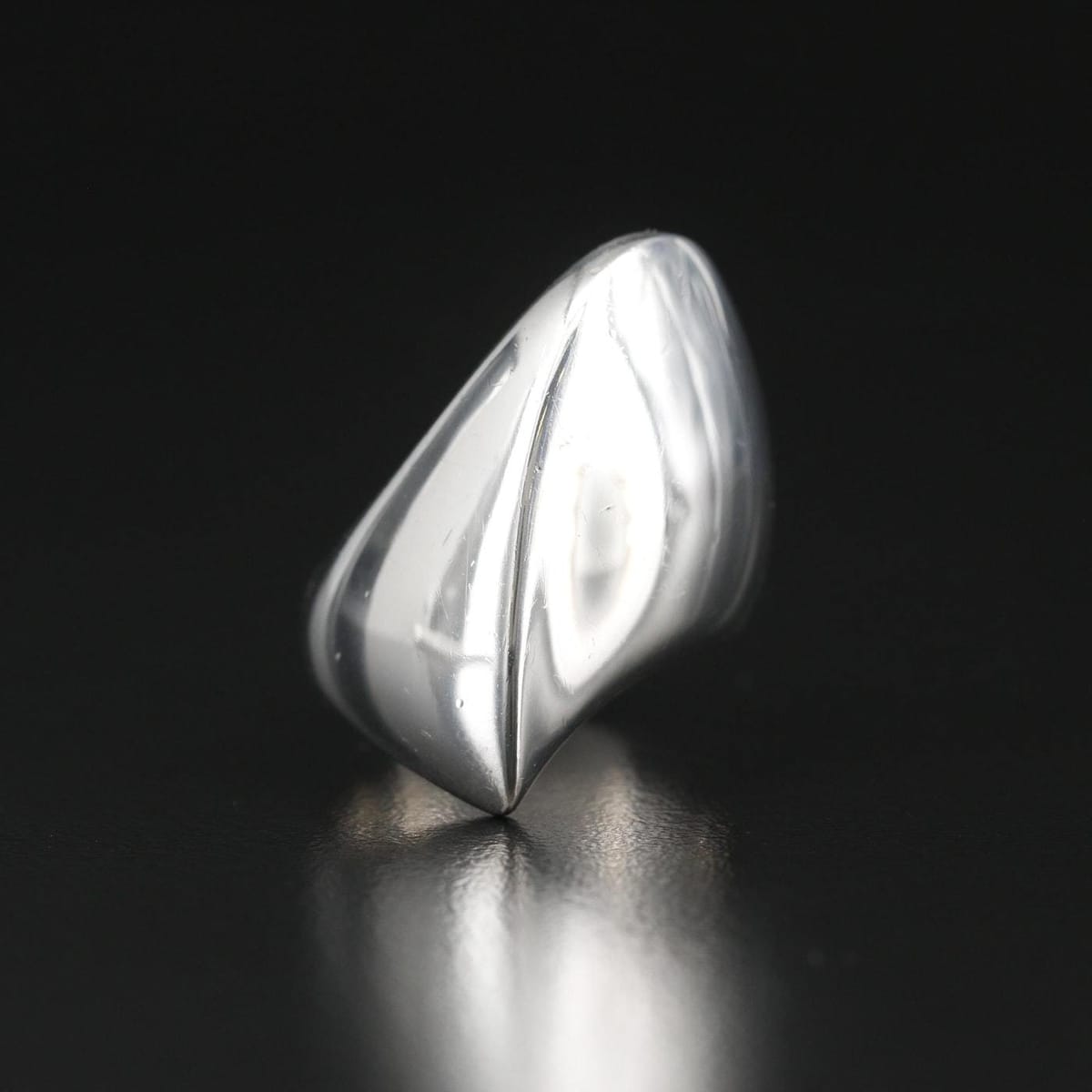 Georg Jensen Jewelry VTG Georg Jensen Denmark 925 Sterling Silver Abstract Modernist Ring 