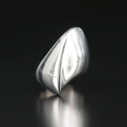 Georg Jensen Jewelry VTG Georg Jensen Denmark 925 Sterling Silver Abstract Modernist Ring 