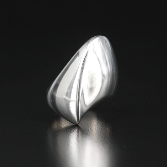 Georg Jensen Jewelry VTG Georg Jensen Denmark 925 Sterling Silver Abstract Modernist Ring #91 Size 7