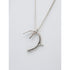 Gerald Mitchell Navajo Jewelry Vintage Sterling Gerald Mitchell NAVAJO Modernist Deer Antler Pendant Necklace