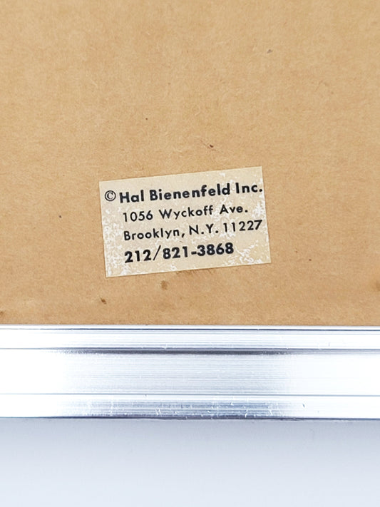 Hal Bienenfeld Industries Mirror Superb Hal Bienenfeld NYC Abstract Modernist Op Art Wall Mirror Circa 1970s
