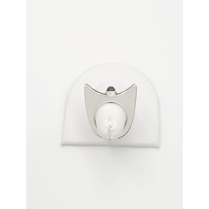 Hannelore Gabriel Jewelry H Gabriel Sterling &amp; Labradorite Modernist Split Level Cocktail Ring Circa 1980s