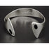 Hans Hansen Jewelry Sterling Black Enamel Hans Hansen Denmark Danish Modernist Cuff Bangle 1972