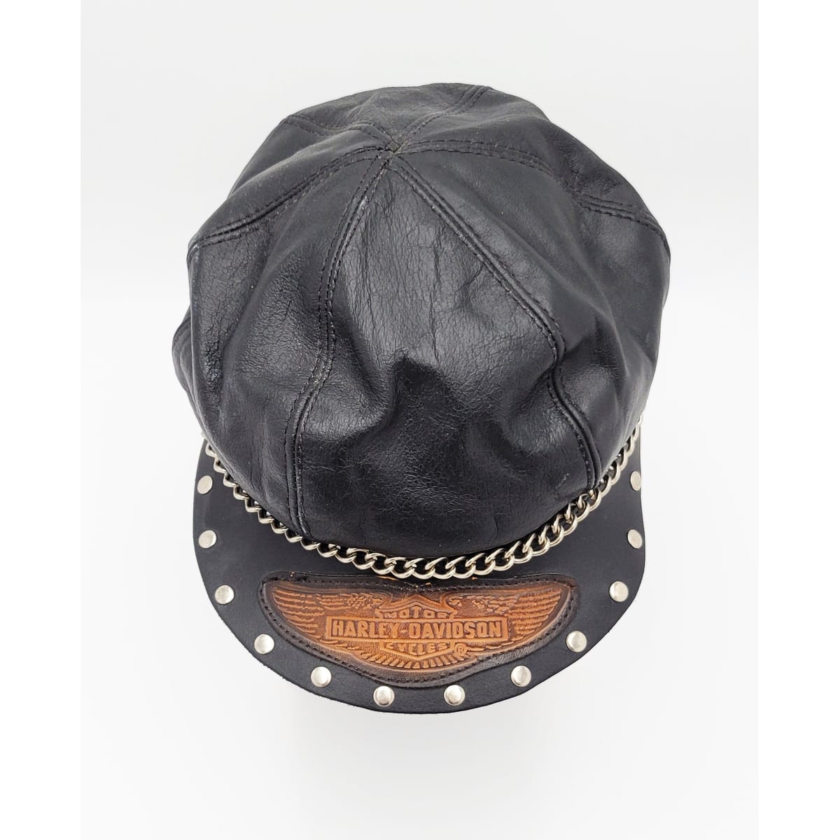 Harley Davidson Hats Original Harley Davidson All Leather Captain&