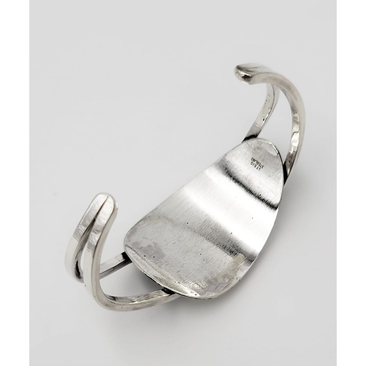 Henry Steig Jewelry Iconic Designer Henry Steig Sterling Abstract Modernist Studio Cuff Rare 1950s