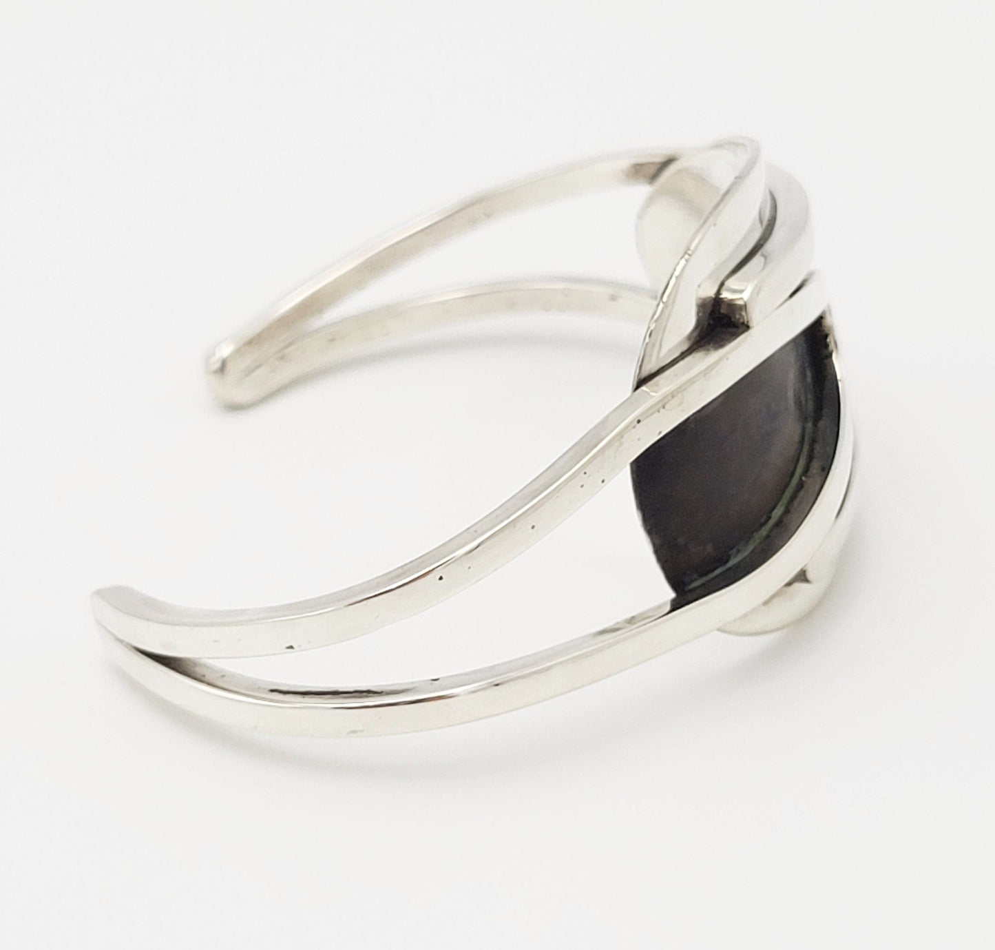 Henry Steig Jewelry Iconic Designer Henry Steig Sterling Abstract Modernist Studio Cuff Rare 1950s