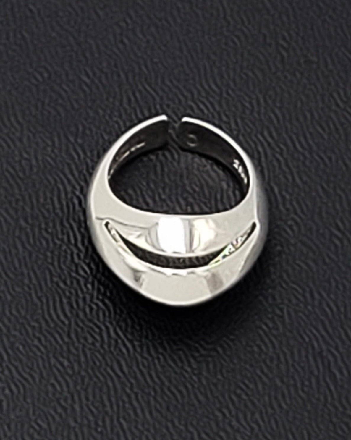 Hermann Siersbol Jewelry Danish Hermann Siersbol Modernist Sterling Domed Cocktail Ring 1960s