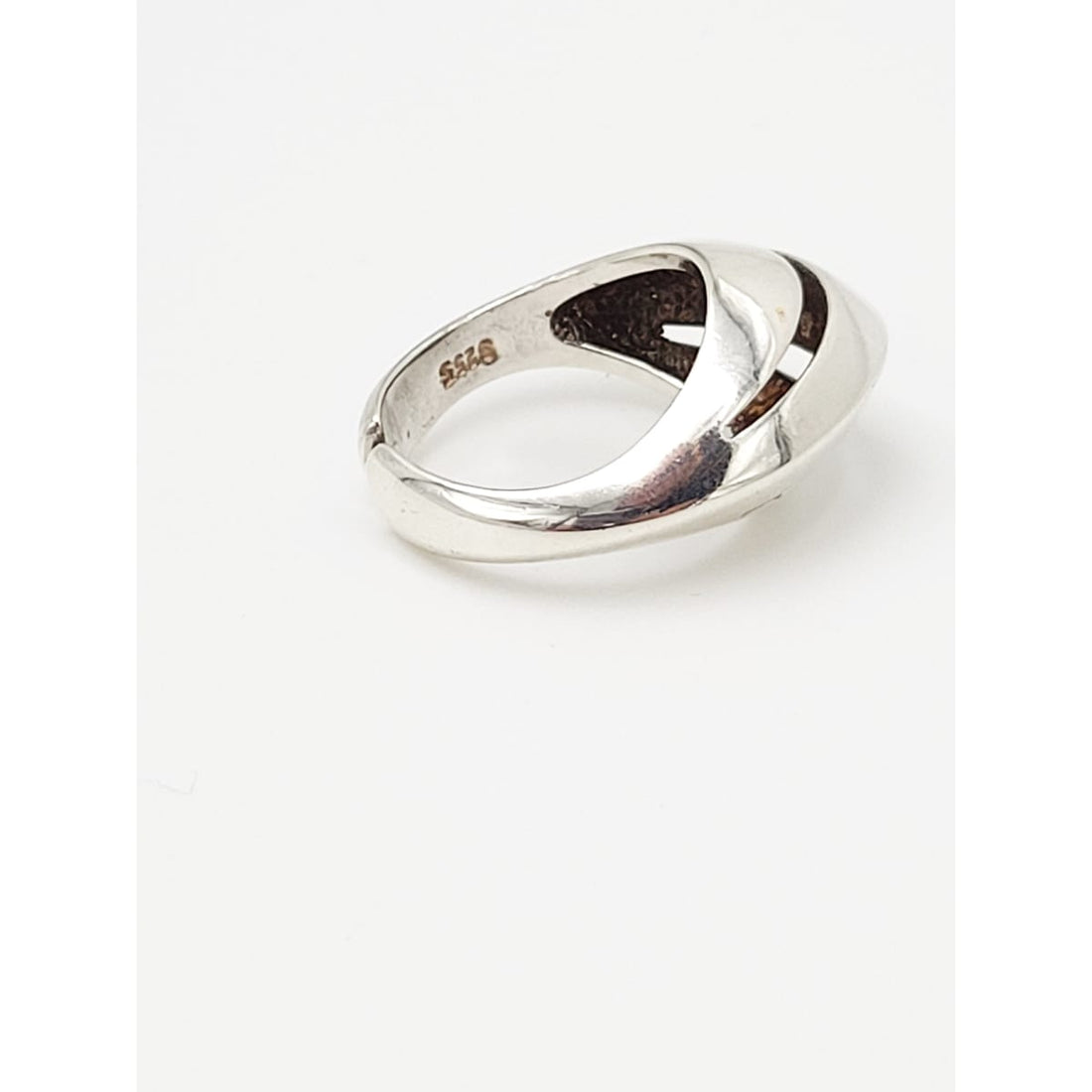 Hermann Siersbol Jewelry Danish Hermann Siersbol Modernist Sterling Domed Cocktail Ring 1960s