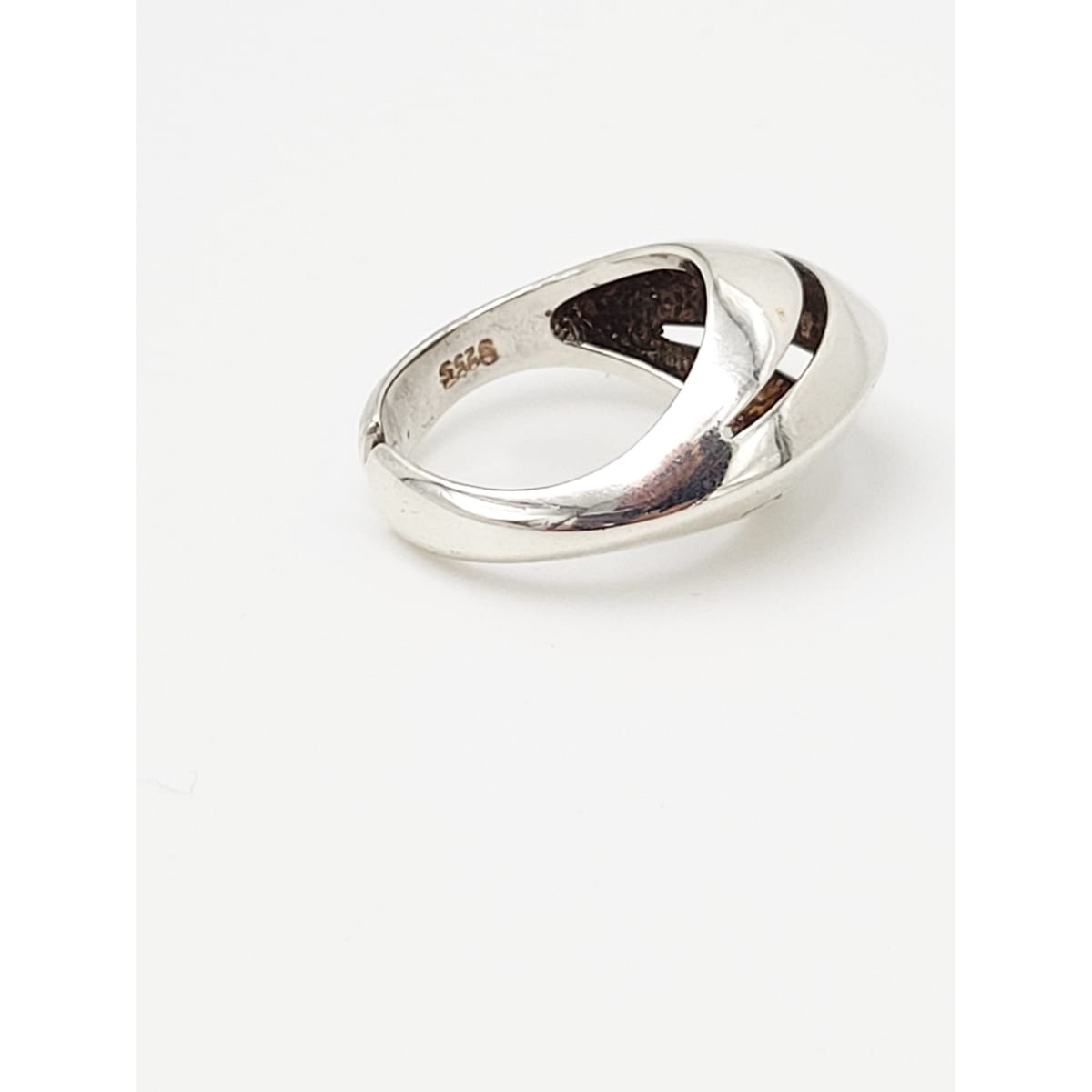 Hermann Siersbol Jewelry Danish Hermann Siersbol Modernist Sterling Domed Cocktail Ring 1960s