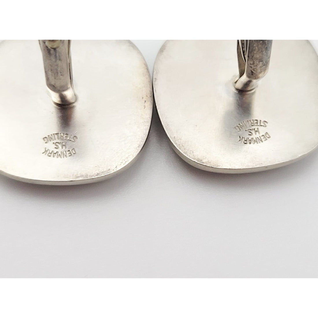 Hermann Siersbol Jewelry Designer Hermann Siersbol Denmark Angels Sterling Enamel Cufflinks 40s/50s