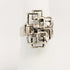 Hermann Siersbol Jewelry Vintage 925 Sterling Silver Hermann Siersbol Denmark Modernist Brutalist Style Ring