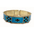 Hjortdahl Jewelry Designer Hjortdahl Norway Sterling & Enamel Art Deco Panel Bracelet RARE 1930s