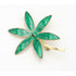Hroar Prydz Jewelry Norwegian Designer Hroar Prydz Sterling & Enamel Large Flower Brooch 20s/30s