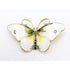 Hroar Prydz Jewelry Norwegian Hroar Prydz Sterling & Enamel LARGE Butterfly Brooch 20s/30s