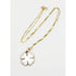 Ivar Holth Jewelry Ivar Holth Norway Sterling & Enamel Lucky 4 Leaf Clover Necklace Circa 1950s