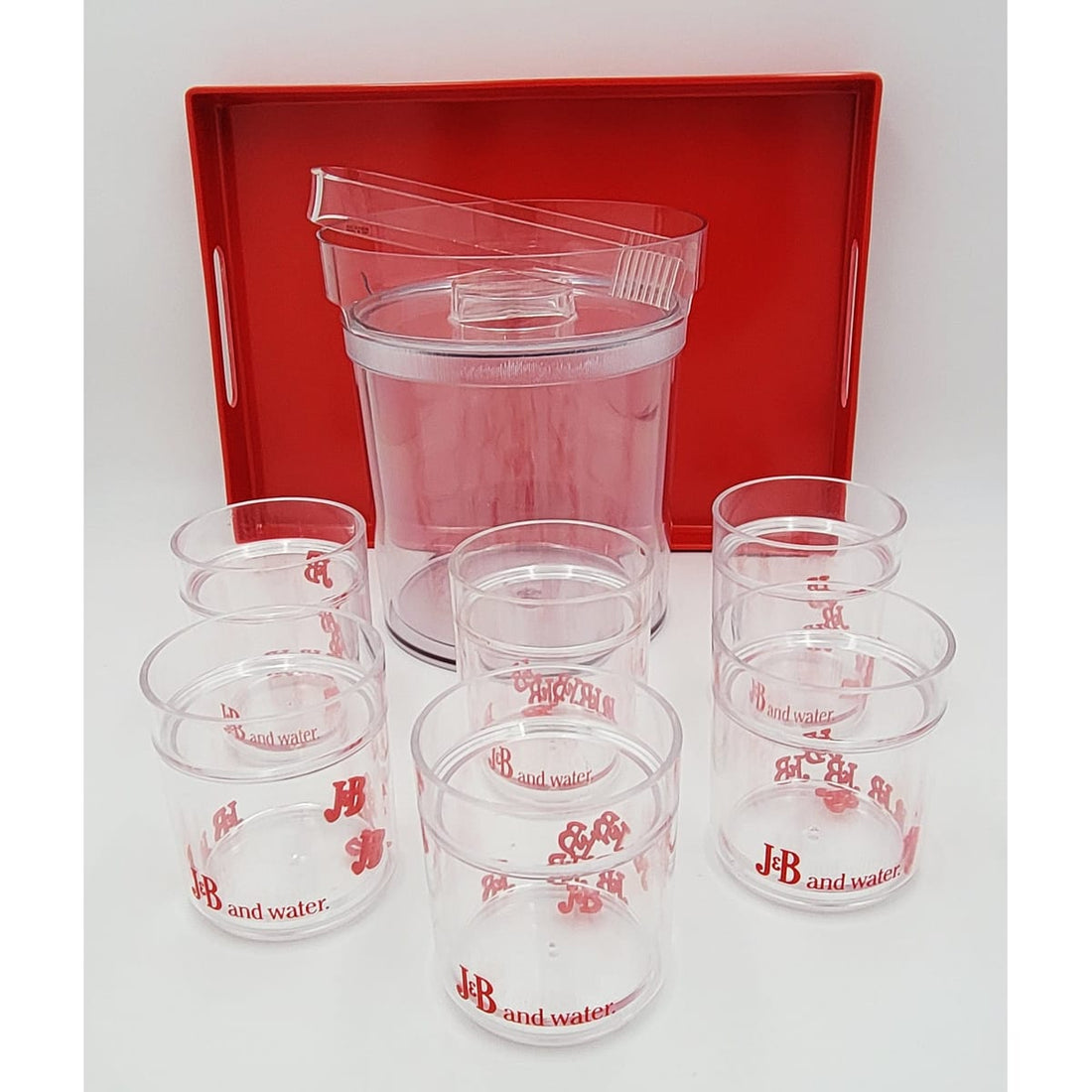 J &amp; B Scotch Whisky Barware Set J &amp; B Lucite Tumbler Barware Set