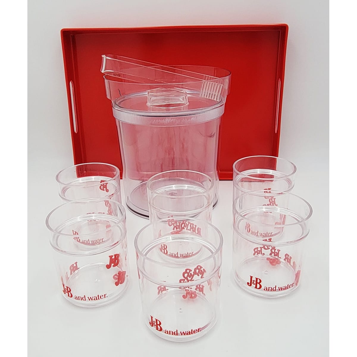 J &amp; B Scotch Whisky Barware Set J &amp; B Lucite Tumbler Barware Set
