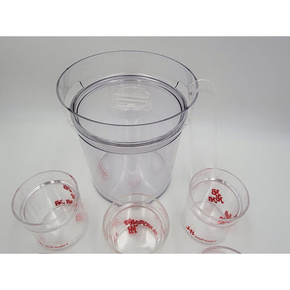 J &amp; B Scotch Whisky Barware Set J &amp; B Lucite Tumbler Barware Set
