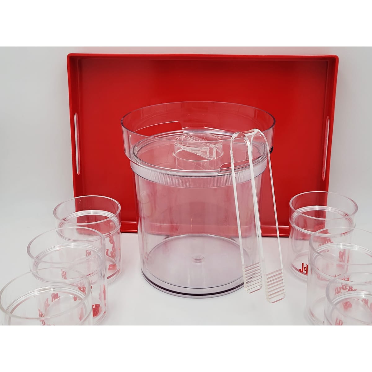 J &amp; B Scotch Whisky Barware Set J &amp; B Lucite Tumbler Barware Set