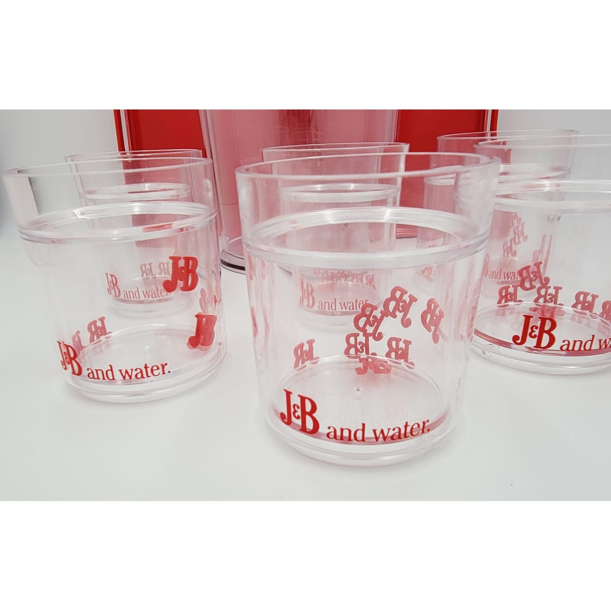 J &amp; B Scotch Whisky Barware Set J &amp; B Lucite Tumbler Barware Set