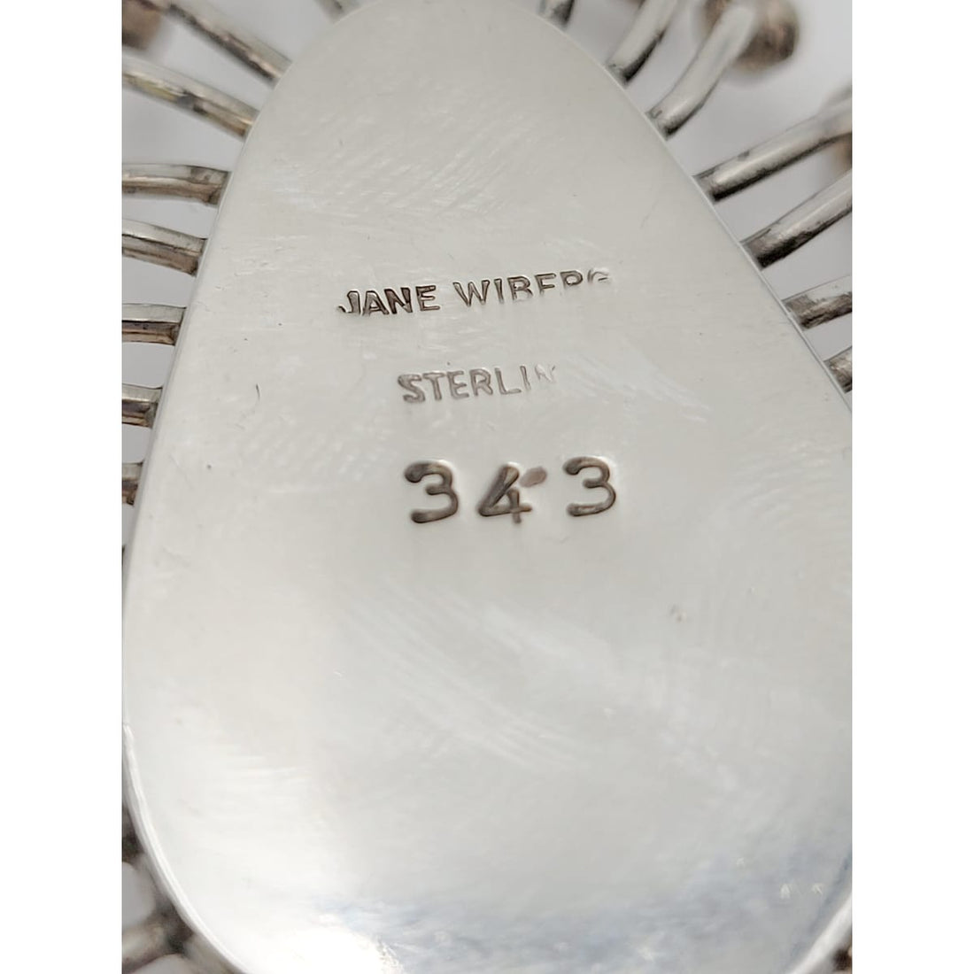 Jane Wiberg Jewelry Superb Rare Danish Jane Wiberg Sterling &amp; Quartz Necklace 
