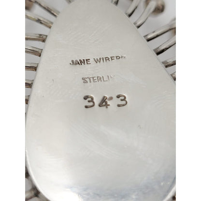 Jane Wiberg Jewelry Superb Rare Danish Jane Wiberg Sterling &amp; Quartz Necklace 