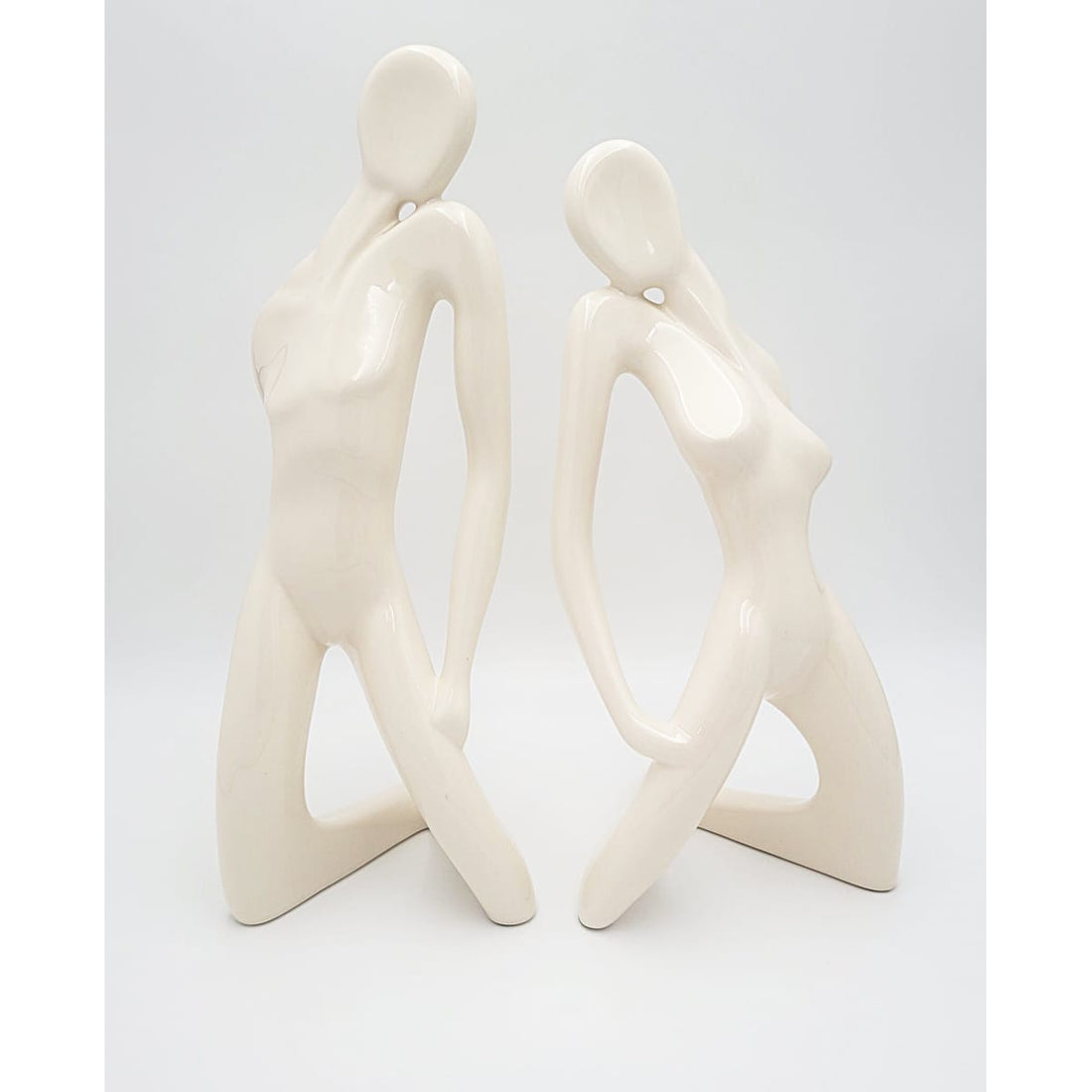 Jaru Sculpture MCM Jaru California Ceramic Abstract Modernist Human Figure TALL Sculpture 1980s