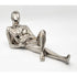 Jaru Sculpture RARE Jaru Ceramic Abstract Cubist Modernist Reclining Nude Male Sculpture 1977