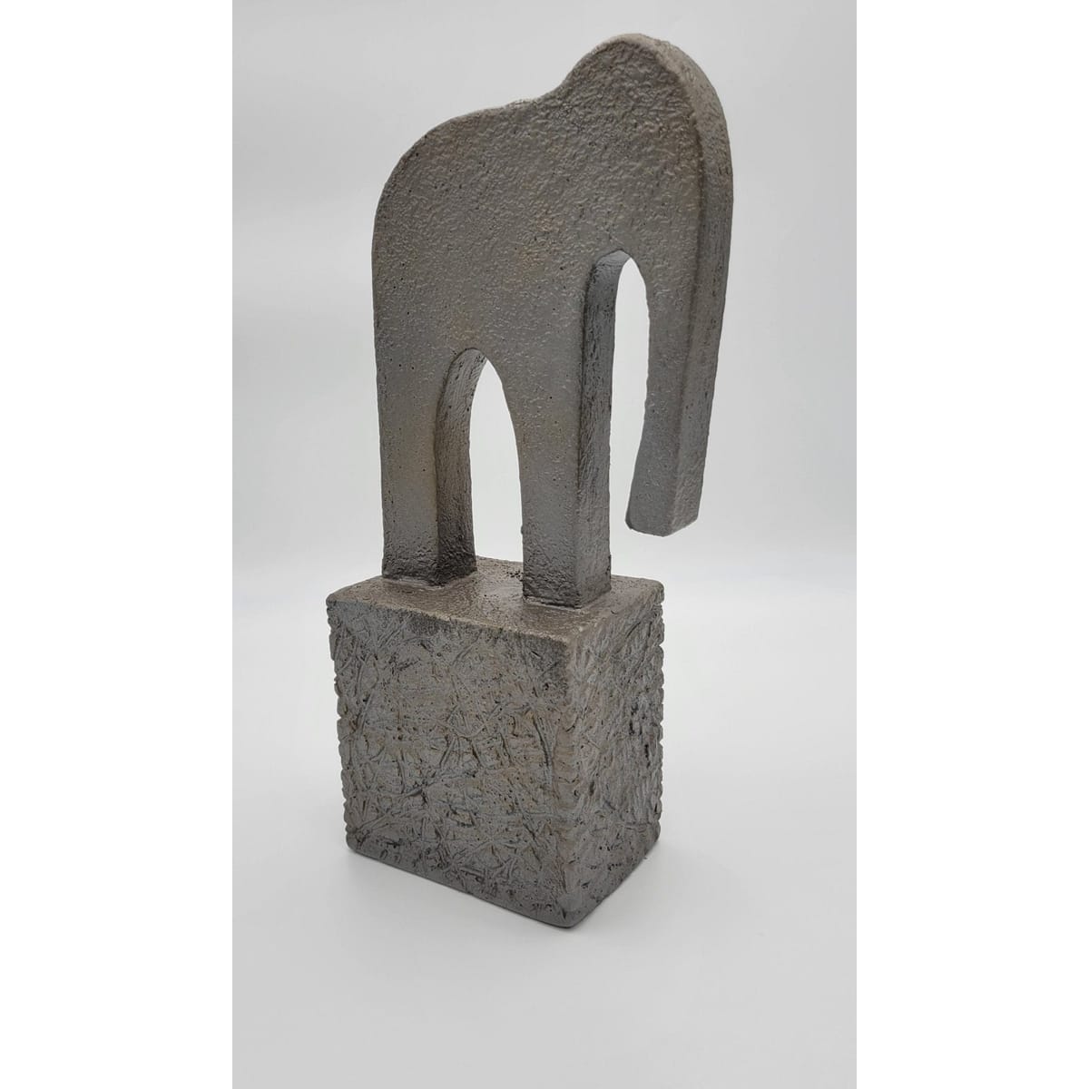 Jaru Sculpture RARE Superb Jaru California Ceramic Modernist Style LARGE Elephant Sculpture 1980s