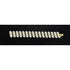 Johannes Bronee Jewelry Danish Johannes Bronee Sterling Enamel Modernist Wide Panel Link Bracelet