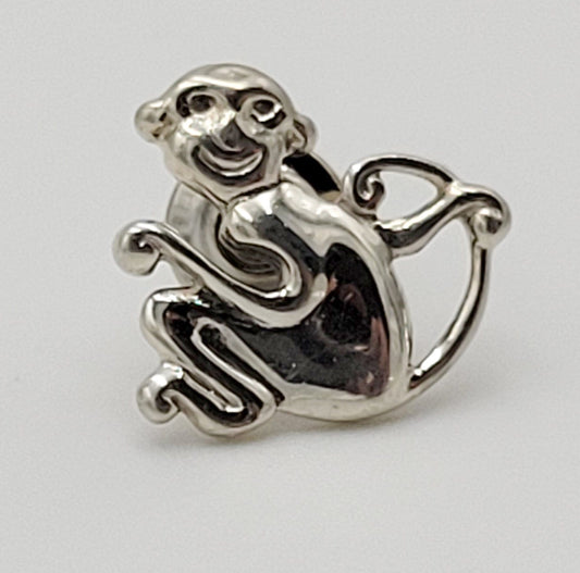 John Hardy Jewelry John Hardy Sterling Silver Chinese Zodiac Year of the Monkey 2004 Tie Tack Pin