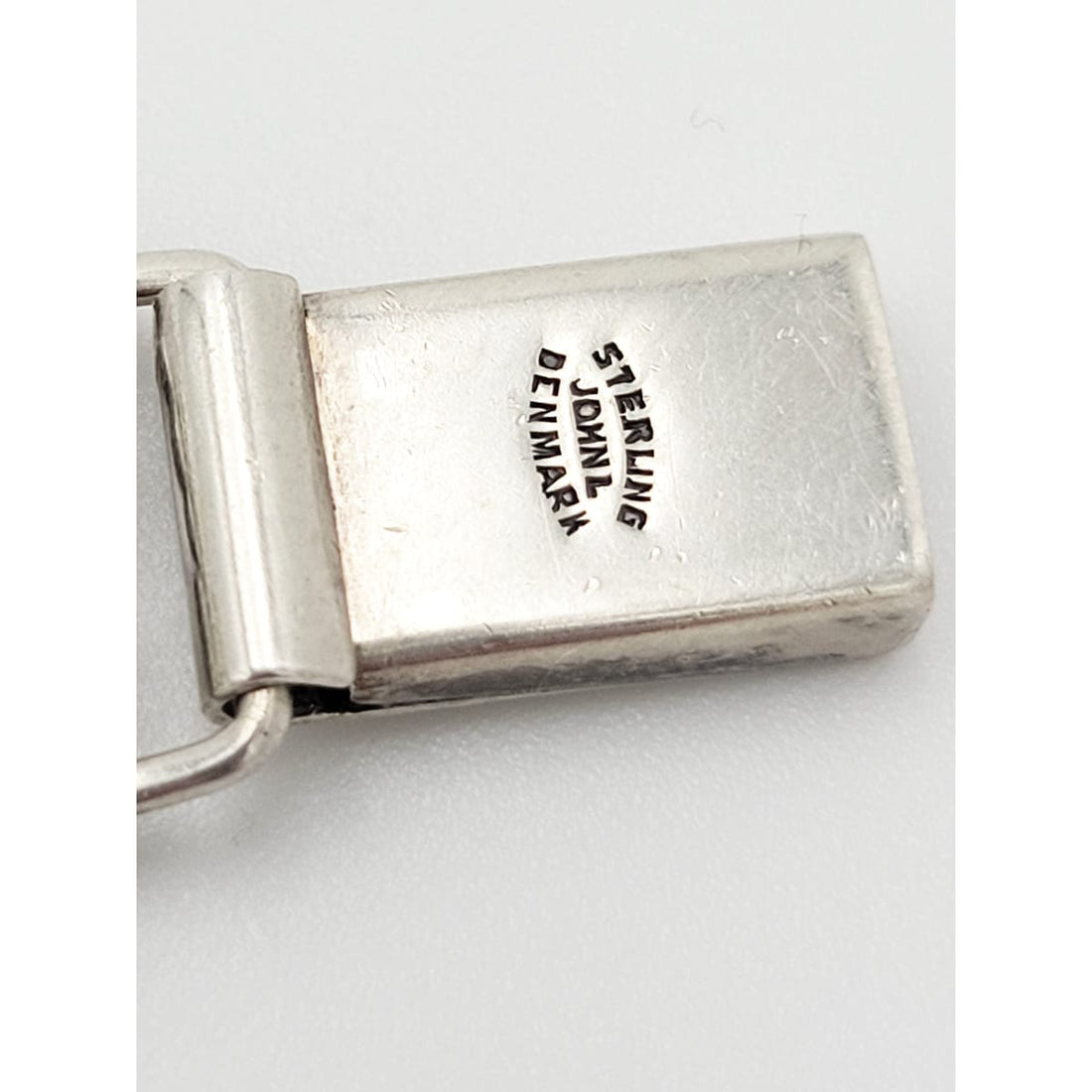 John Lauritzen Jewelry Danish Designer John Lauritzen Sterling Art Deco Nouveau Link Bracelet 1950s