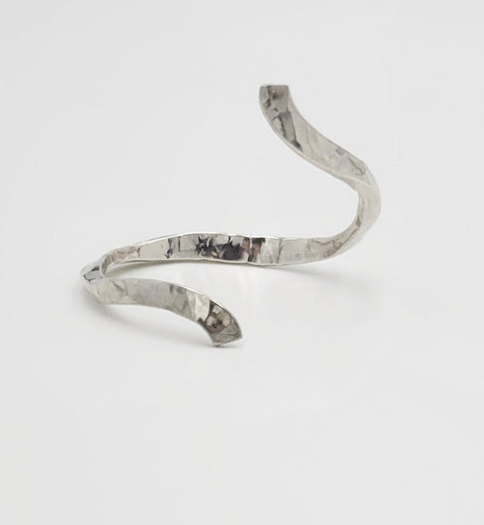 John Lewis Jewelry Vintage Boston Mass USA Designer John Lewis Sterling Modernist Cuff Bracelet