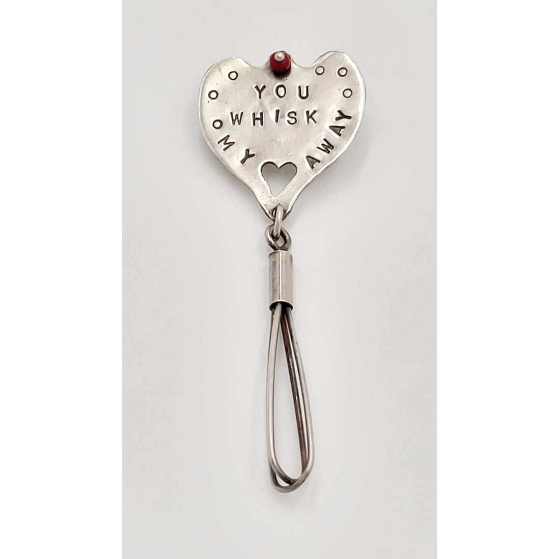 Johnson Jewelry Designer Peggy Johnson Sterling Silver "You Whisk My Heart Away" Brooch 1986